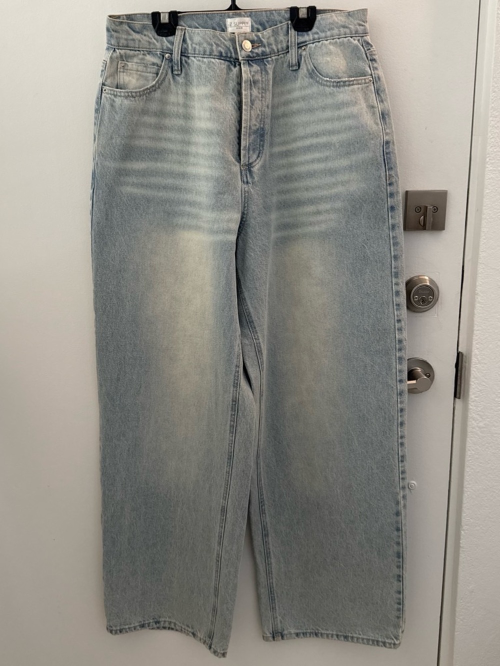 Z Supply Light Blue Wide-Leg Jeans